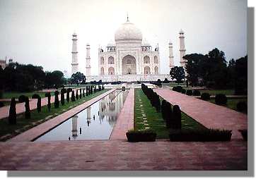 The Taj Mahal, Agra (an old photo)