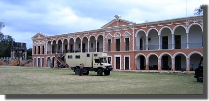Bodo in front of Hacienda Tabi.