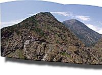 The KKH near Palas, we are driving left to right.